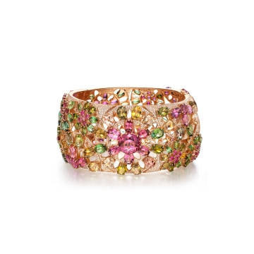 波西米亚”碧玺臻品手镯